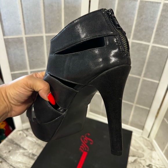 Sofia black high heels size 10 new - Picture 4 of 7